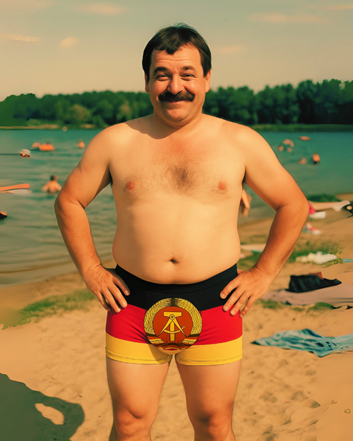 DDR Boxershorts – Im nostalgischen Flaggen-Design