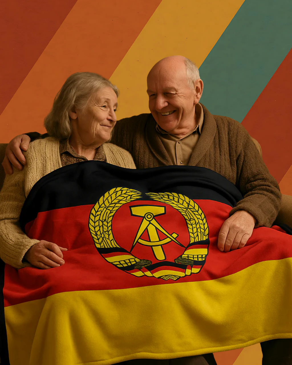 DDR Kuscheldecke