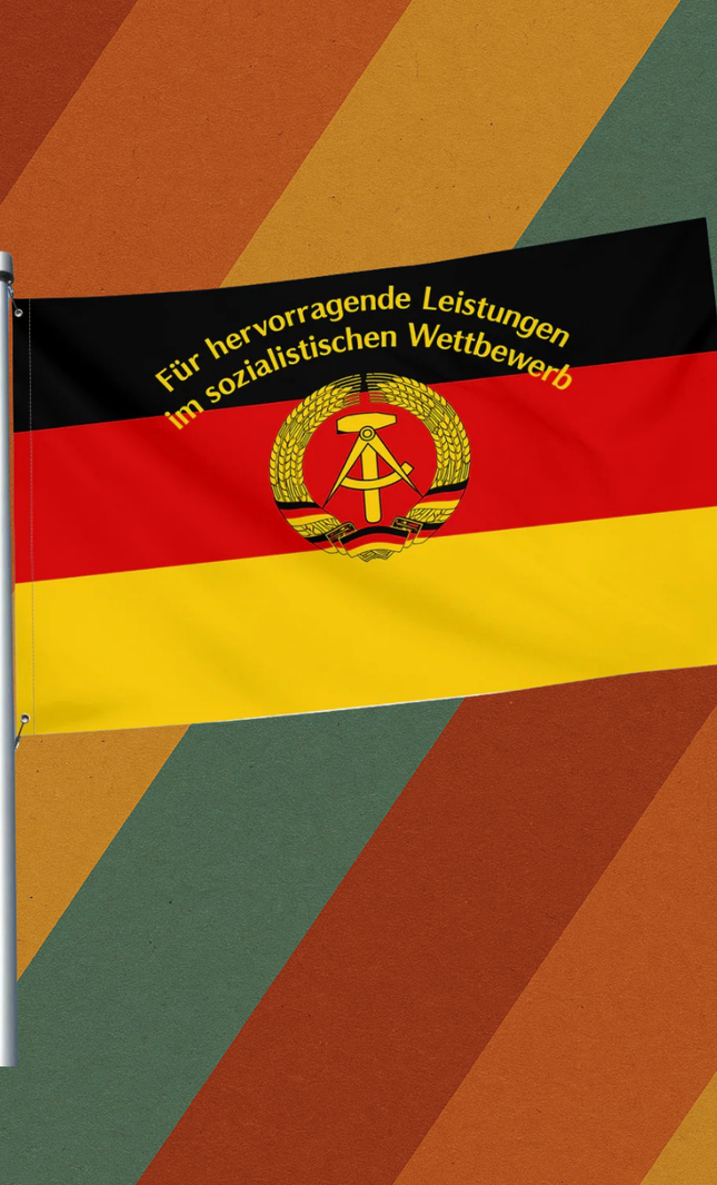DDR Flagge Sozialistischer Wettbewerb