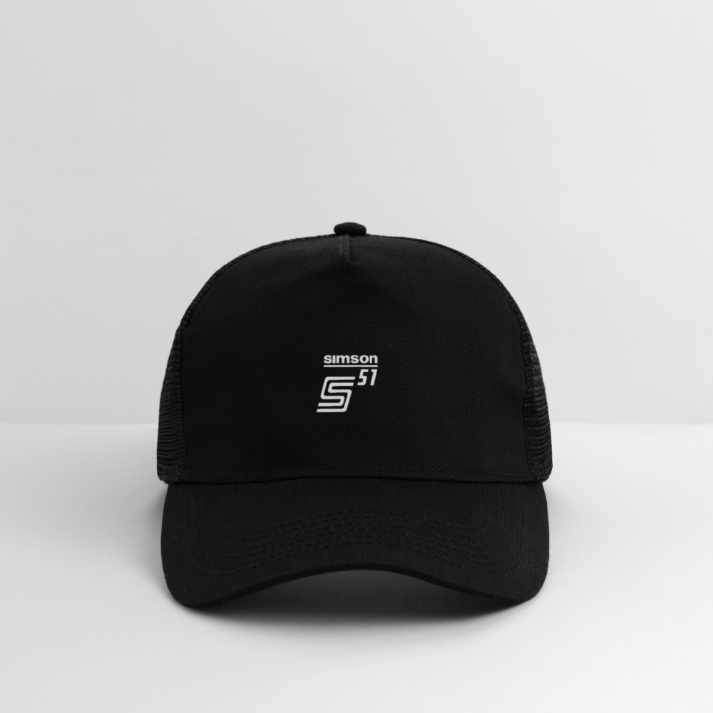 Trucker Cap - Schwarz/Schwarz
