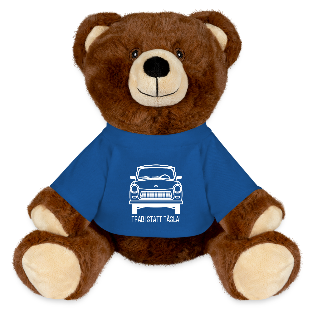 MiniFeet® RecycelBär® Teddy Bear Brown - royal blue