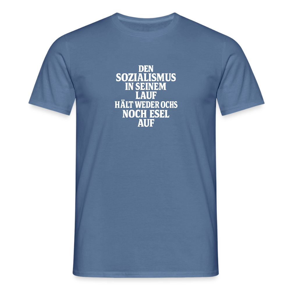 Männer T-Shirt - Taubenblau 