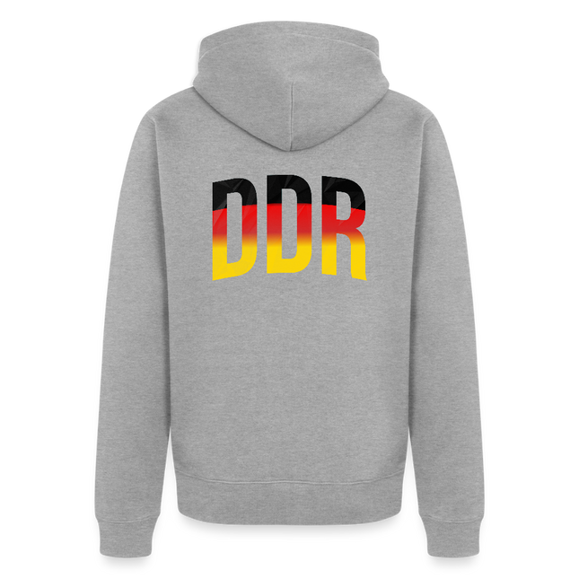 DDR KULT Kapuzenjacke - Grau meliert