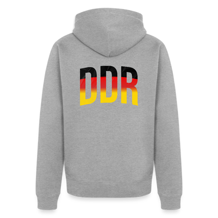 DDR KULT Kapuzenjacke - Grau meliert
