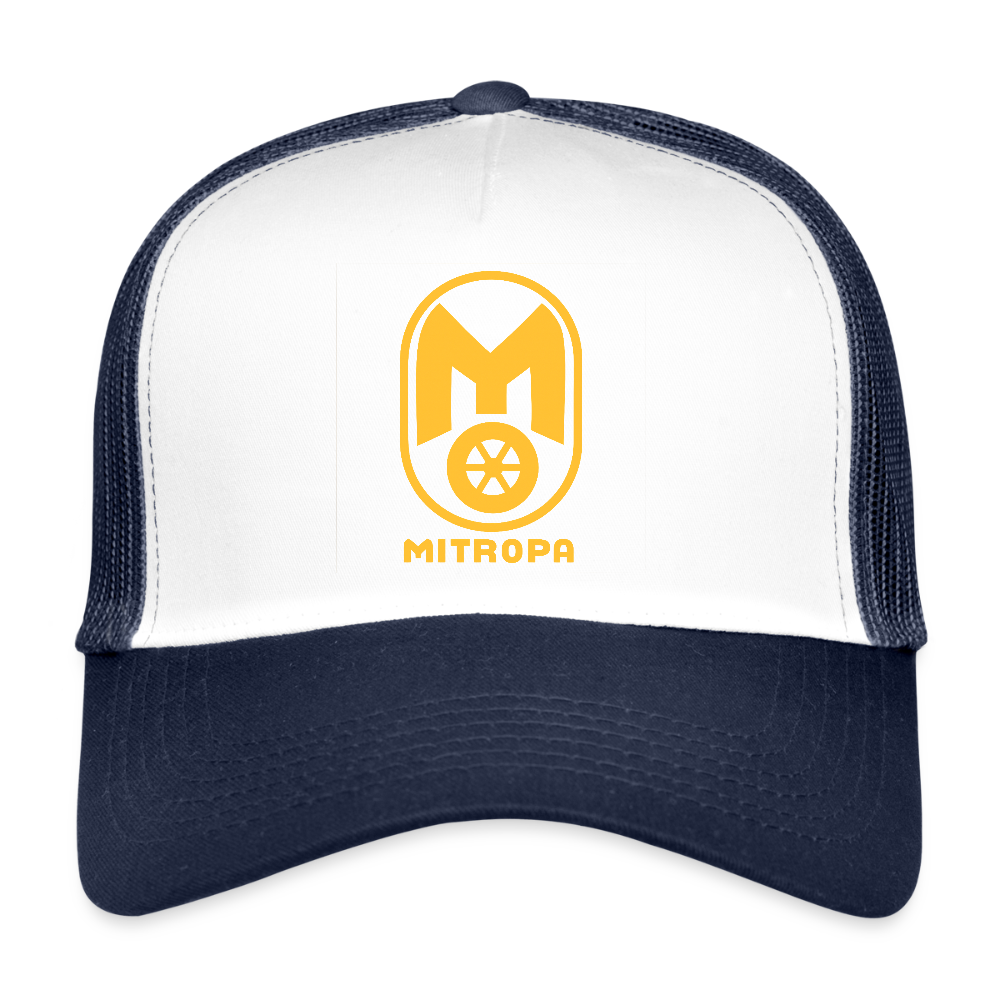 Trucker Cap - Weiß/Navy