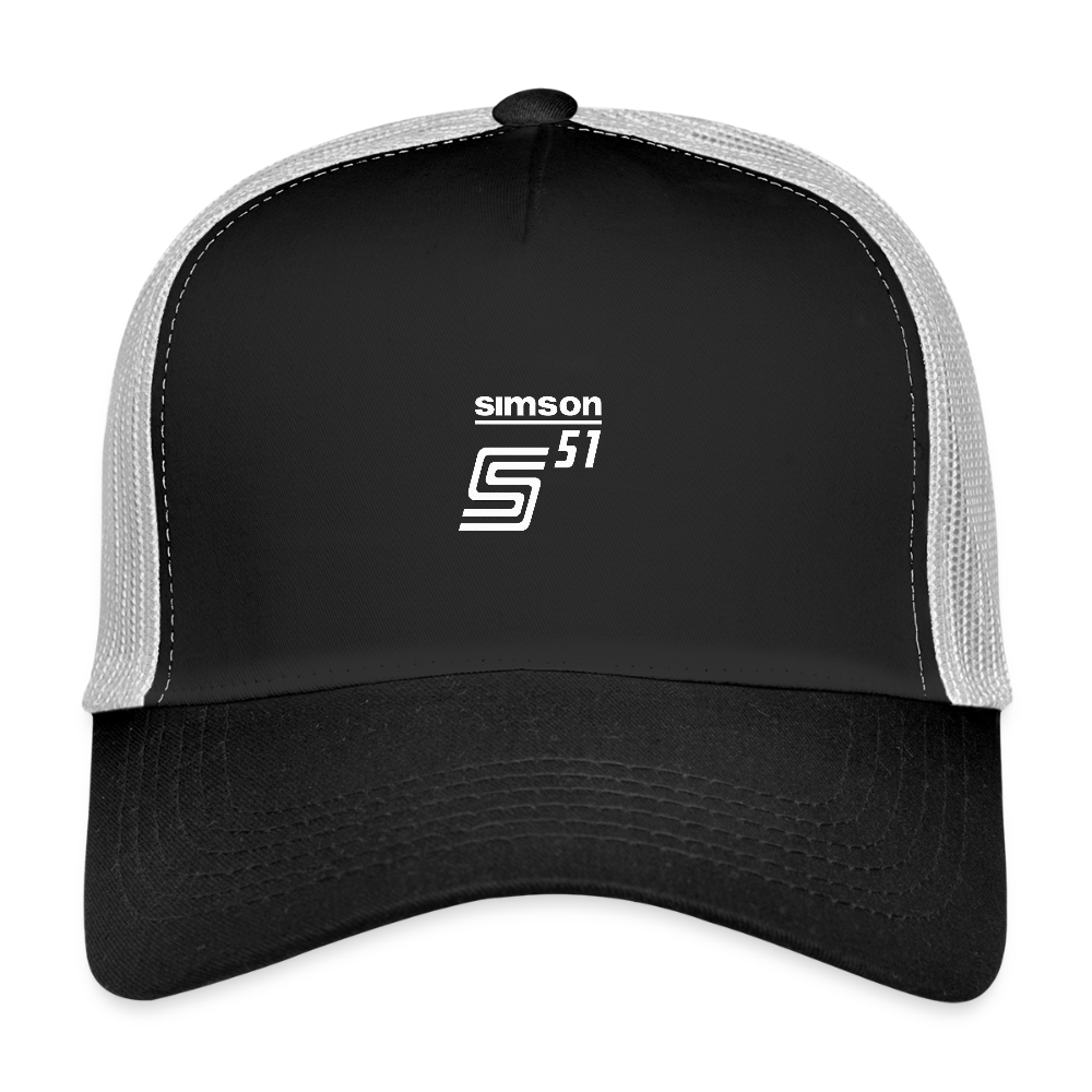 Trucker Cap - Schwarz/Steingrau