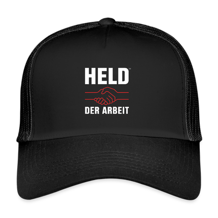 Trucker Cap - Schwarz/Schwarz