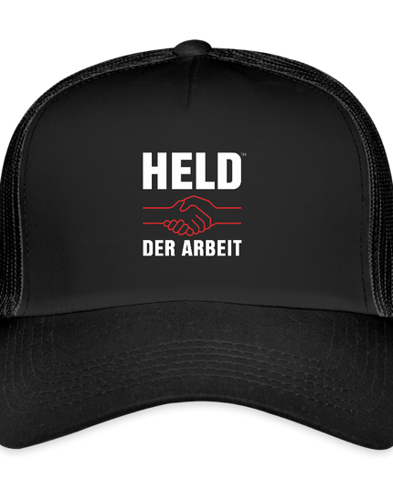 Trucker Cap - Schwarz/Schwarz