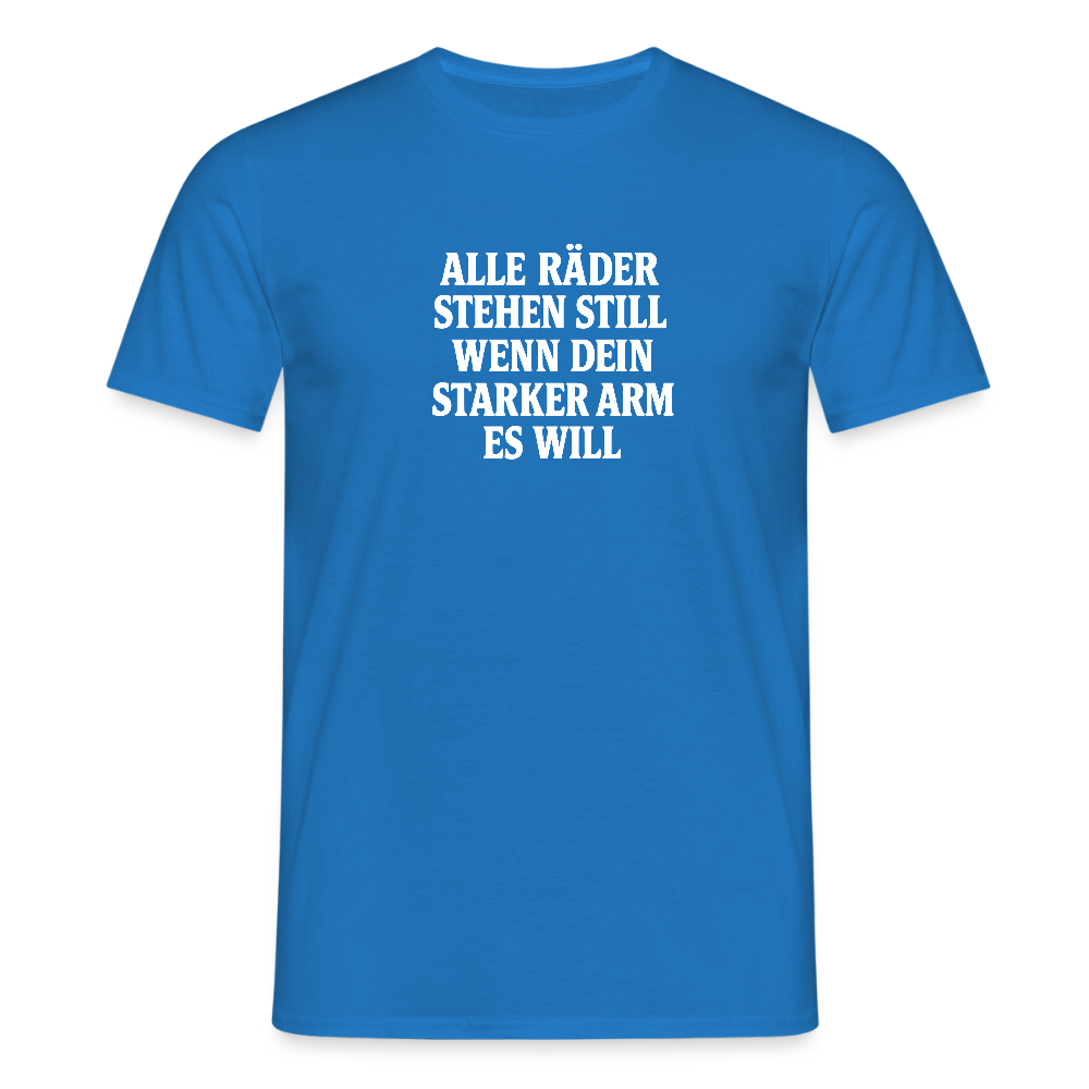 Männer T-Shirt - Royalblau