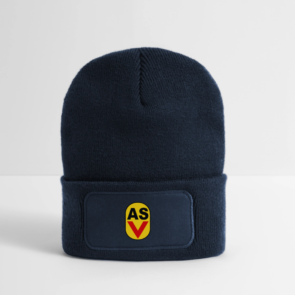 Recycelte Patch Beanie - French Navy