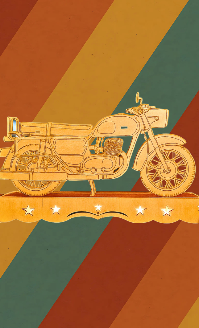 Ostalgie Schwibbogen MZ ES 250