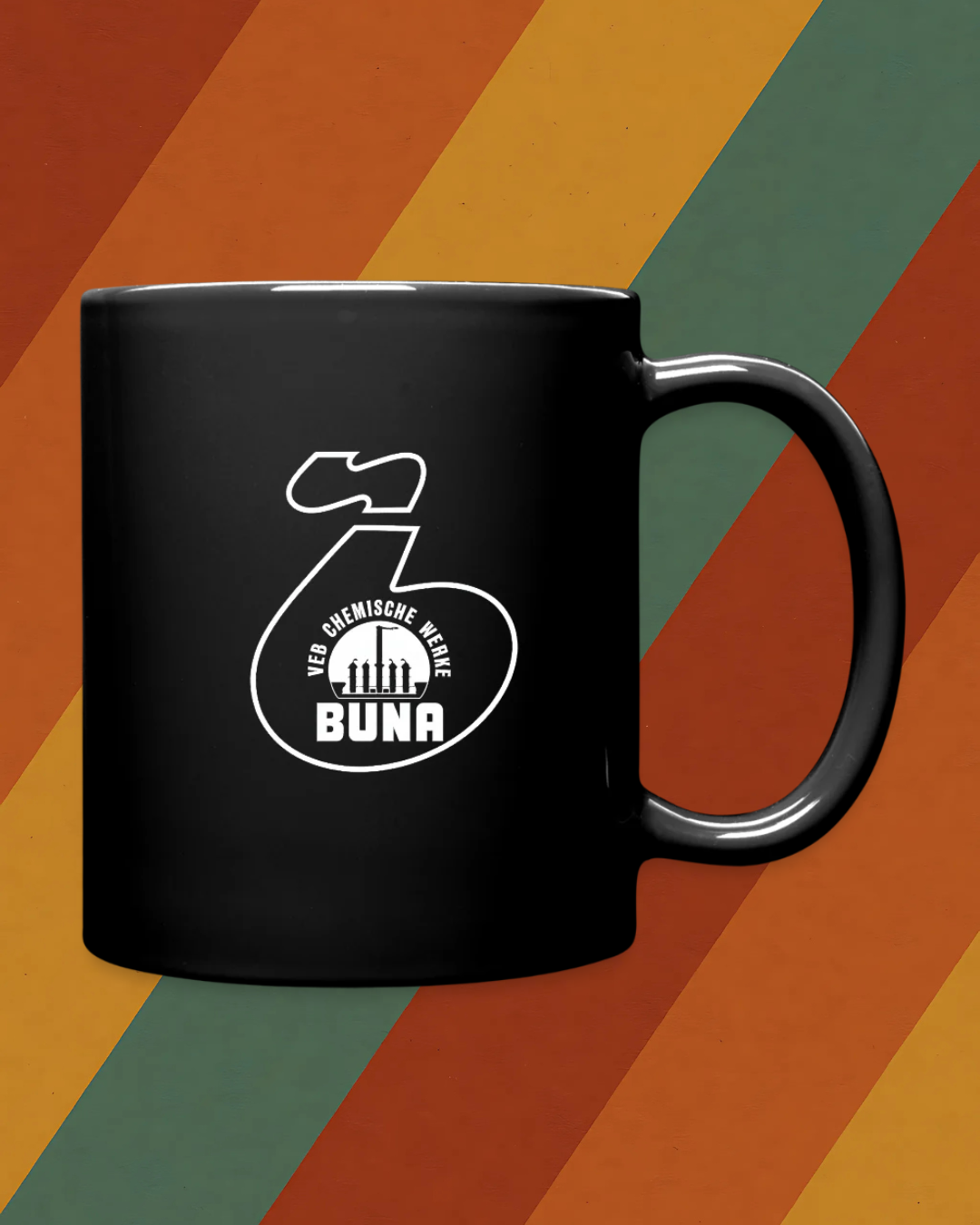 BUNA Tasse DDR – VEB Chemische Werke Logo