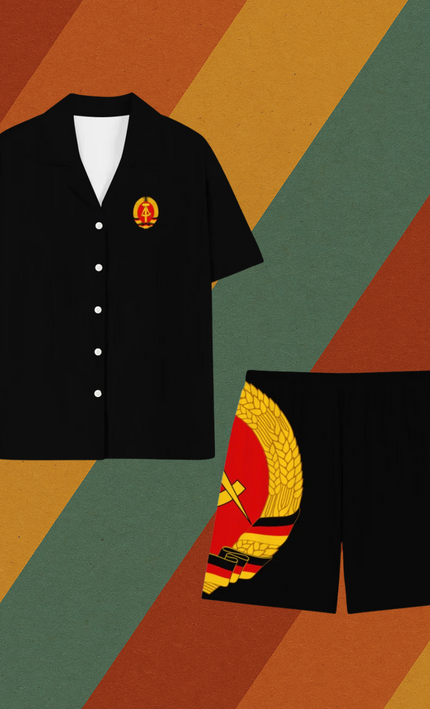 DDR Kurzarm-Freizeithemd