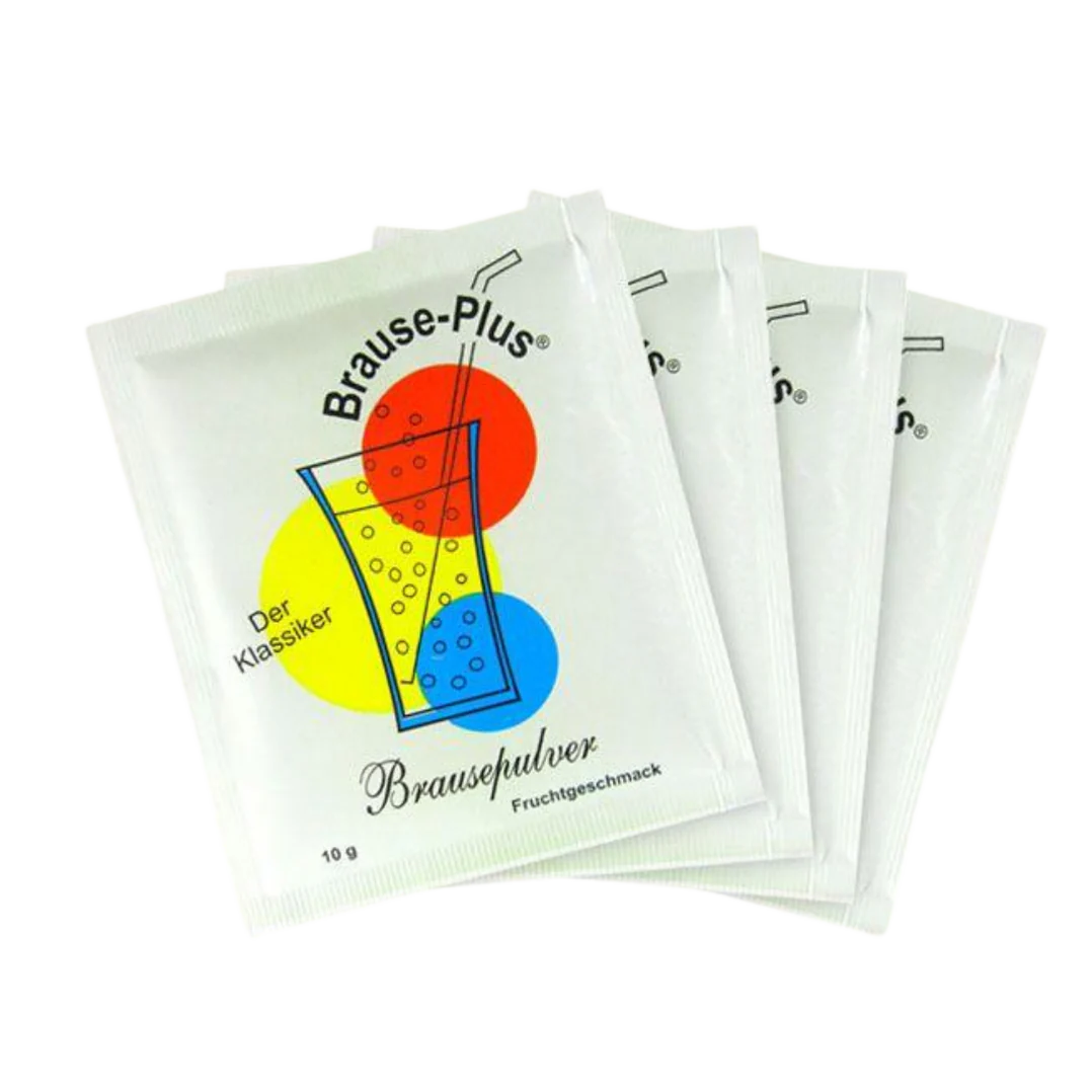 Brause-Plus Ost-Brausepulver Fruchtgeschmack – 4er Pack
