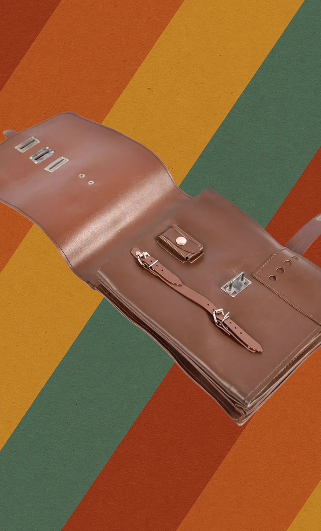 NVA Kartentasche – braun (gebraucht)