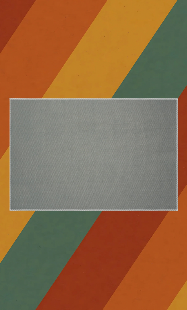 Teppich mit DDR Tapetenmuster rutschfest