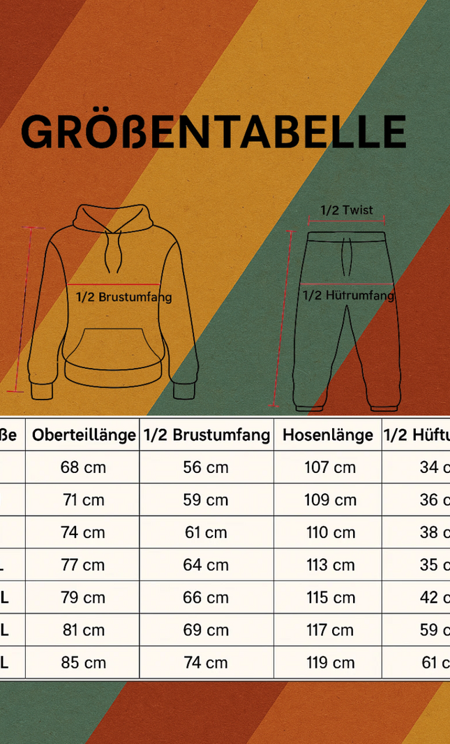 DDR Trainingsanzug – Komplett im DDR-Flaggen-Design