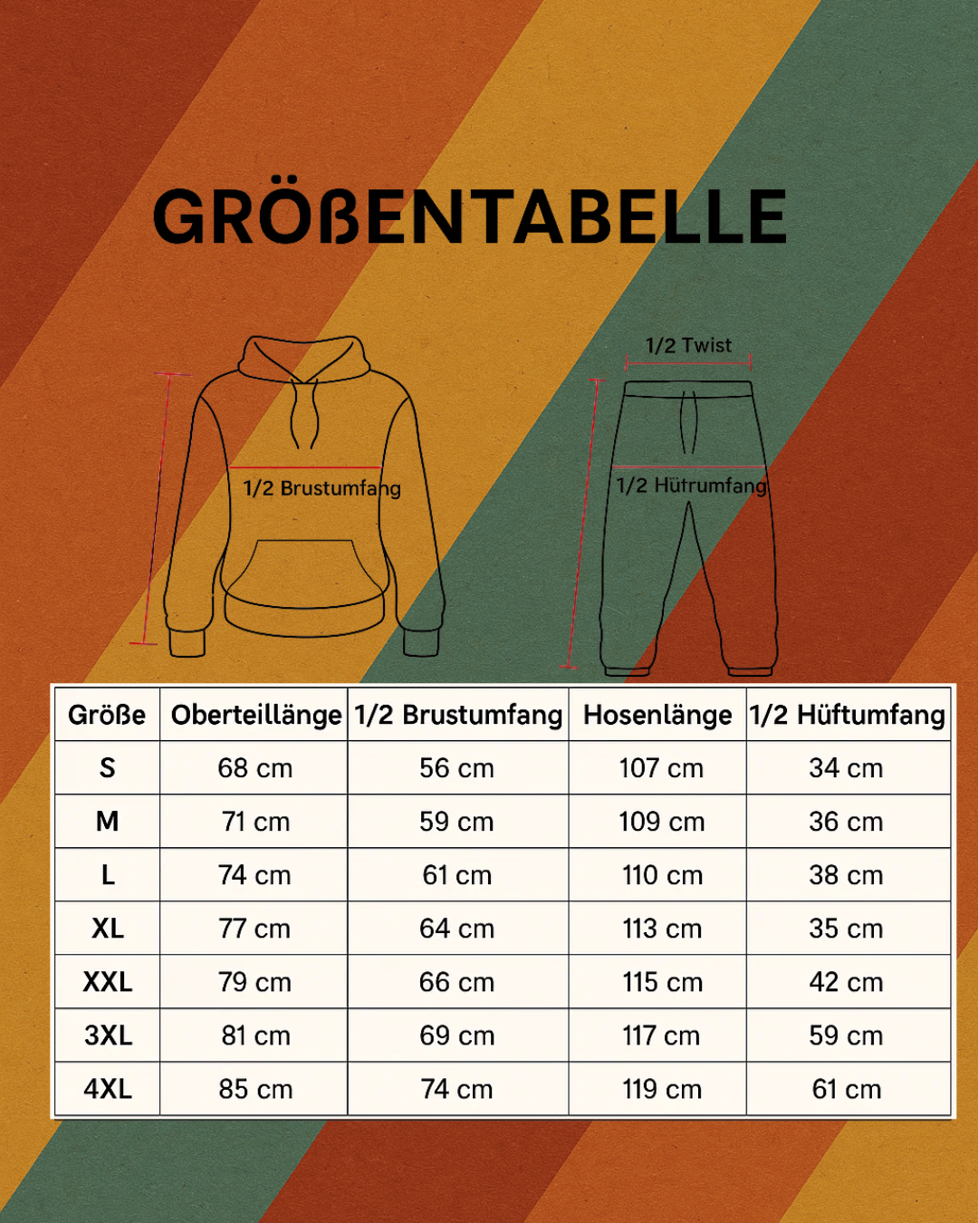 DDR Trainingsanzug – Komplett im DDR-Flaggen-Design