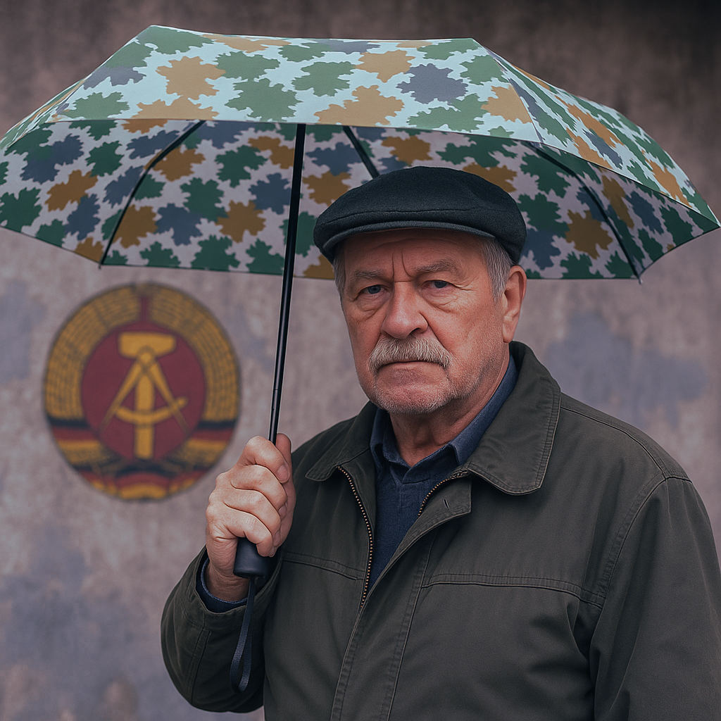 NVA Regenschirm – Flächentarn Design