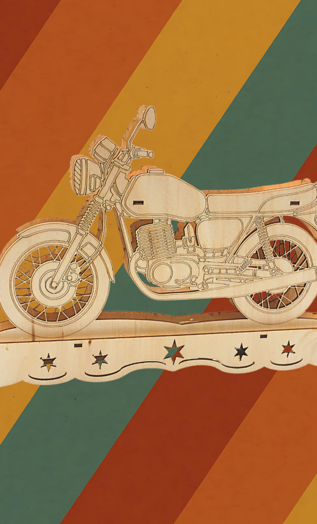 Ostalgie Schwibbogen MZ ETZ 250