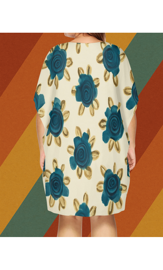 Kleid Blumenmuster Oma