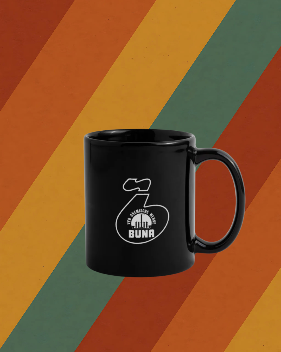 BUNA Tasse DDR – VEB Chemische Werke Logo