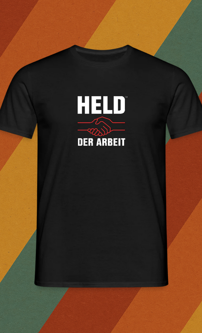 „Held der Arbeit“ - T-Shirt für Männer