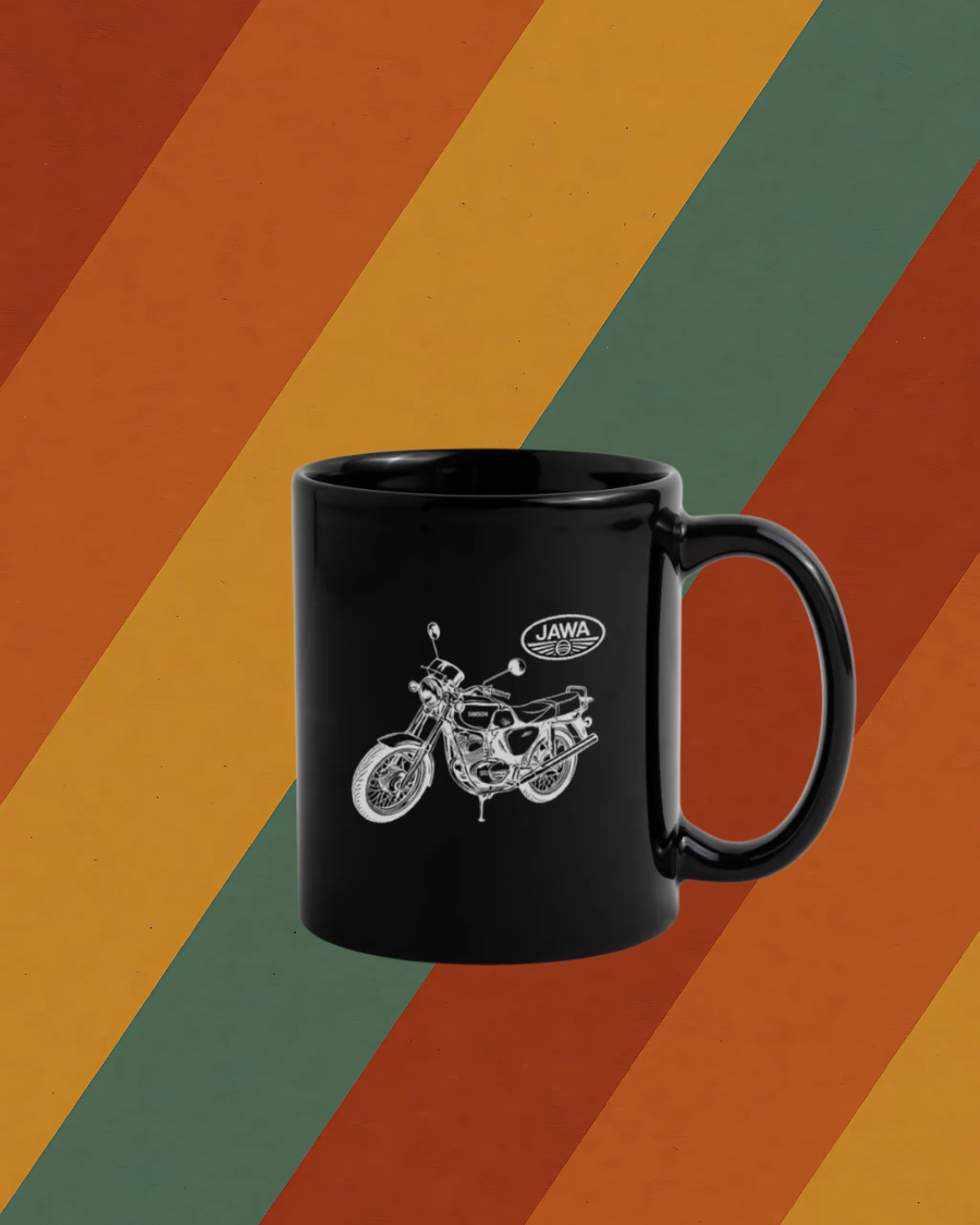 Simson & JAWA Tasse – Zwei Legenden der Zweitaktära auf Keramik