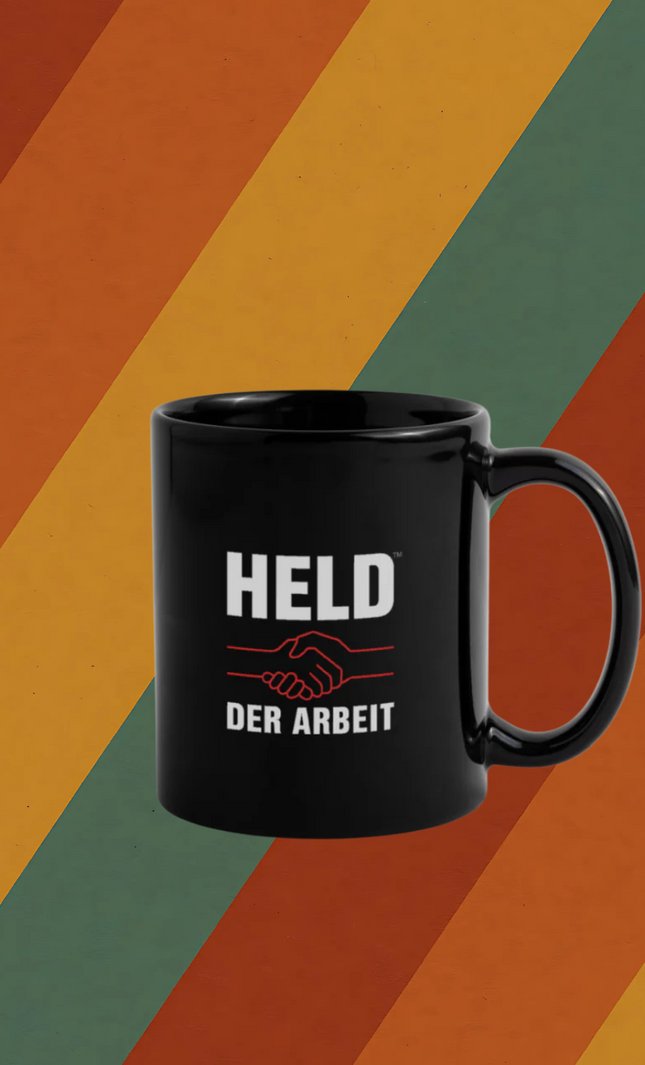 Held der Arbeit – Auszeichnung in Tassenform