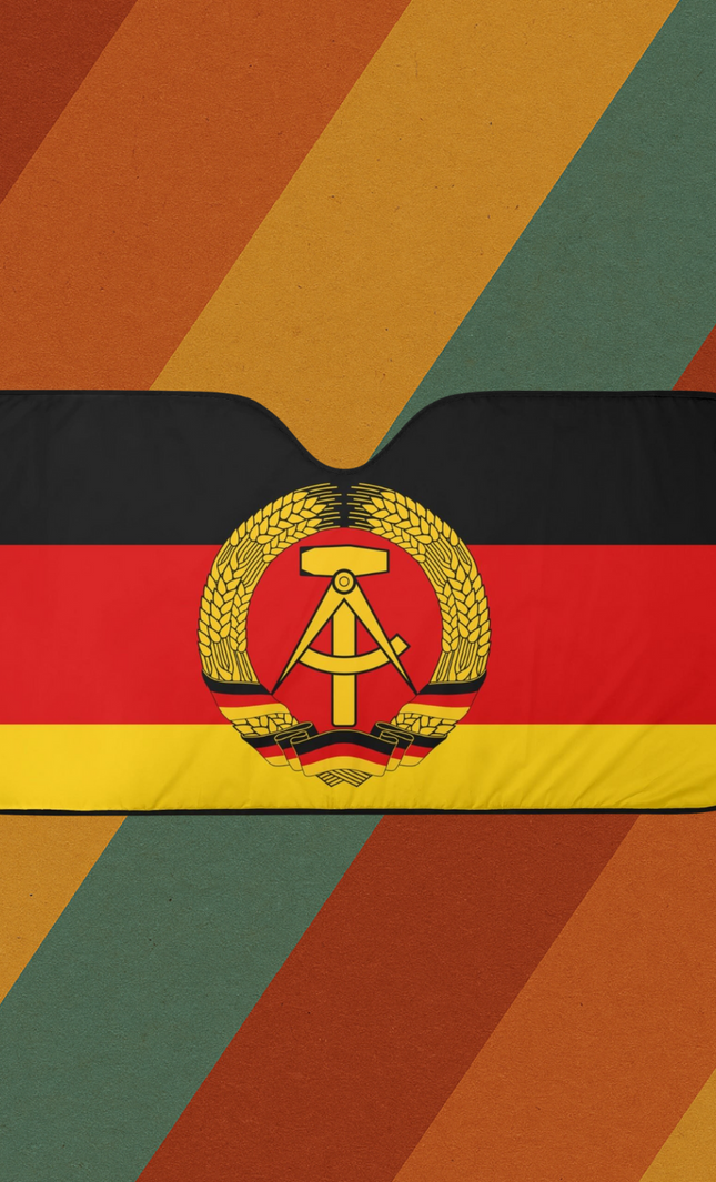 DDR Auto Schneeschutz mit Fahne