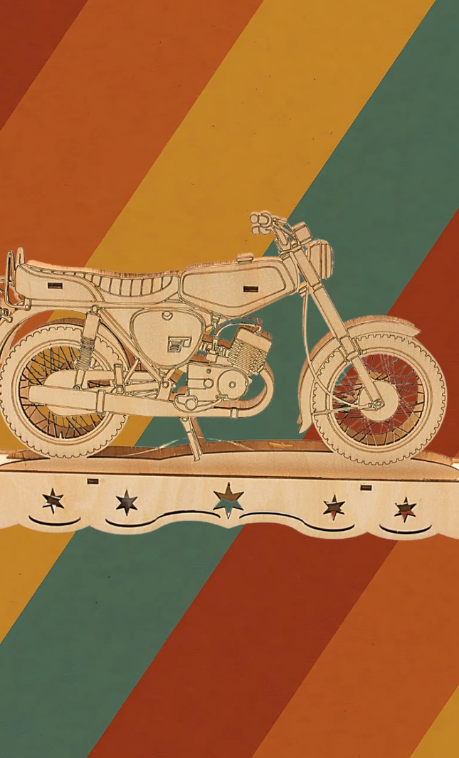 Ostalgie Schwibbogen Simson S51