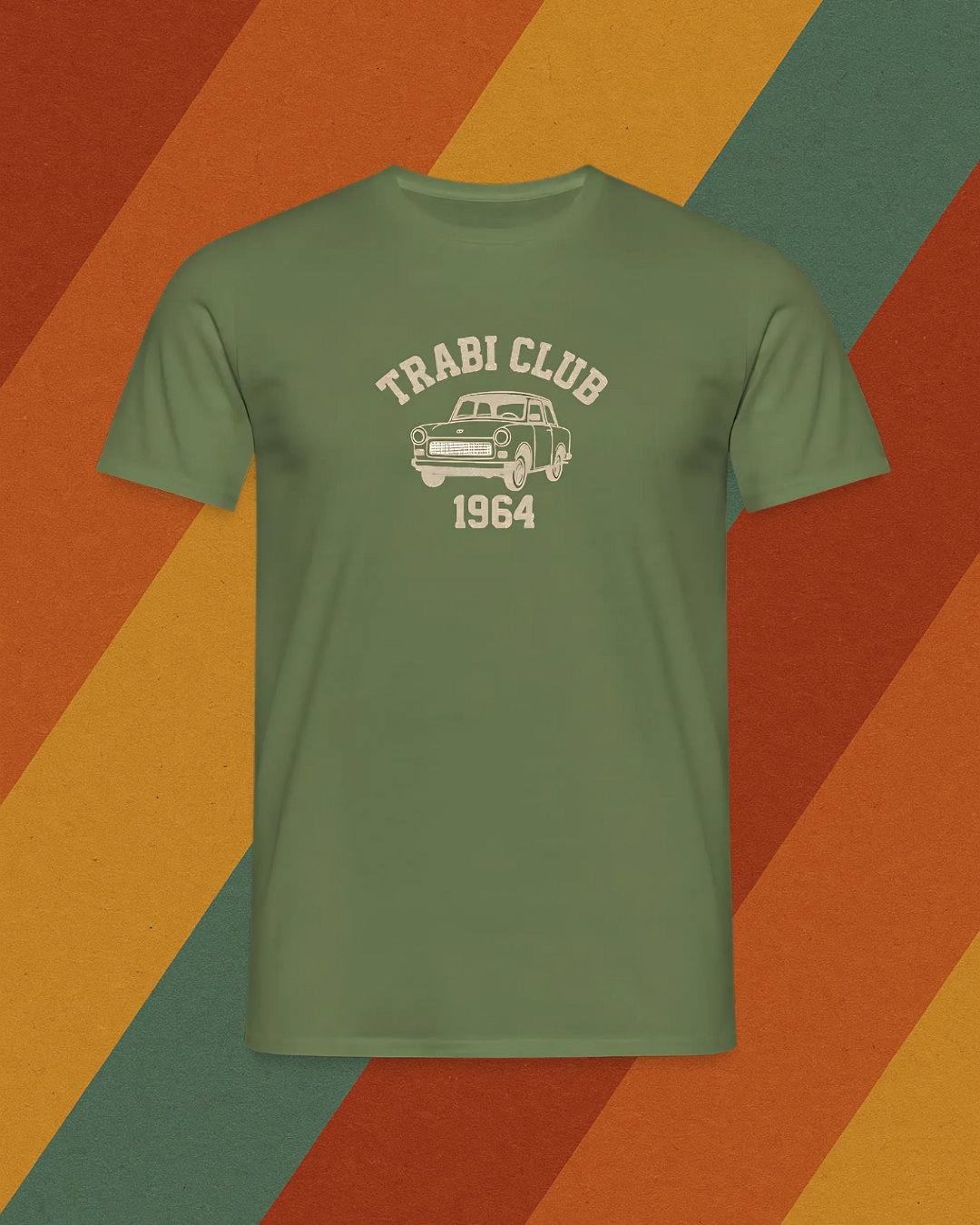 TRABI CLUB 1964 T-Shirt DDR Oldtimer Kult
