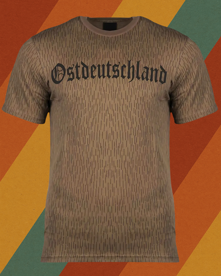 DDR T-Shirt – Strichtarn Ostdeutschland