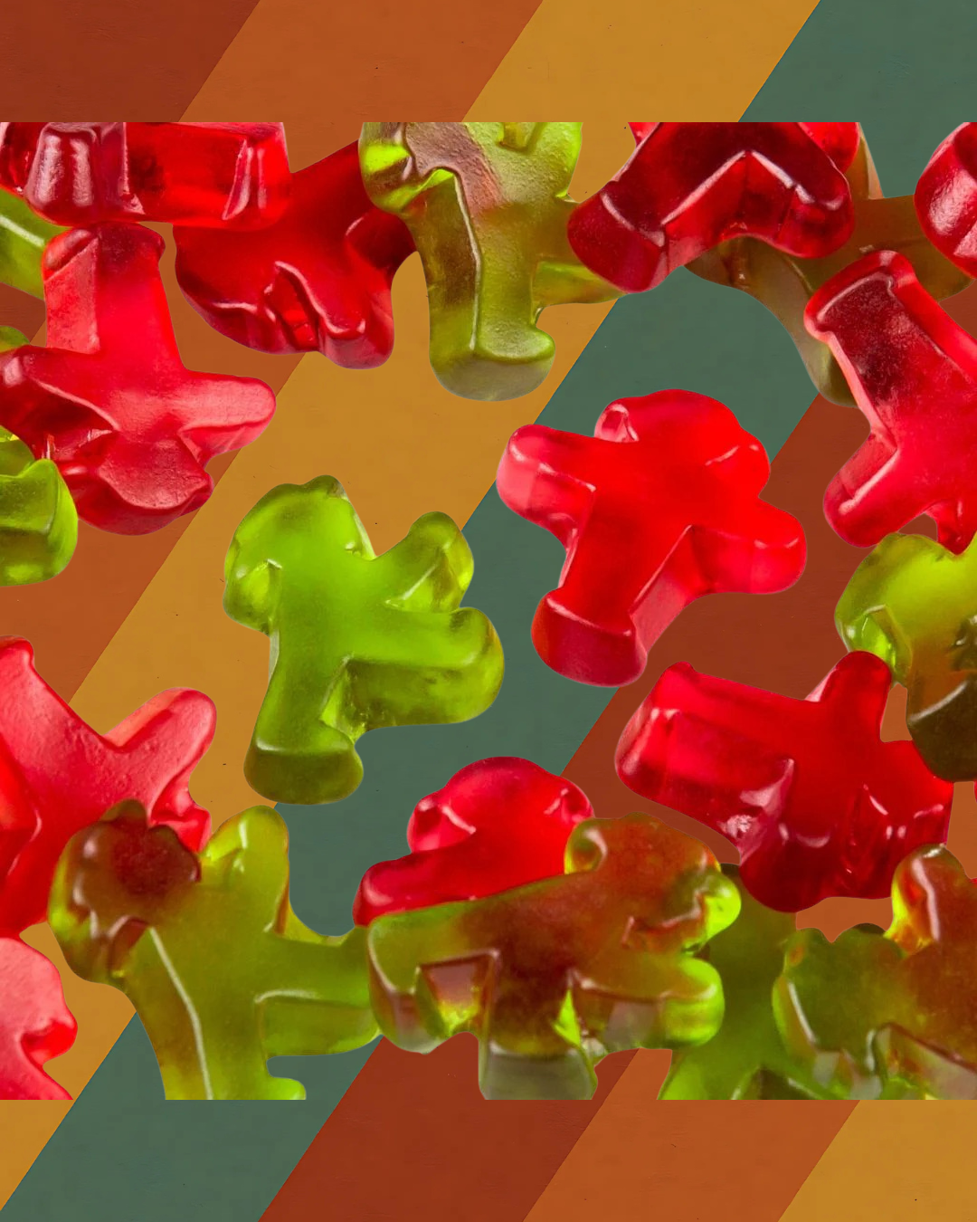 Ampelmännchen Fruchtgummis 40er