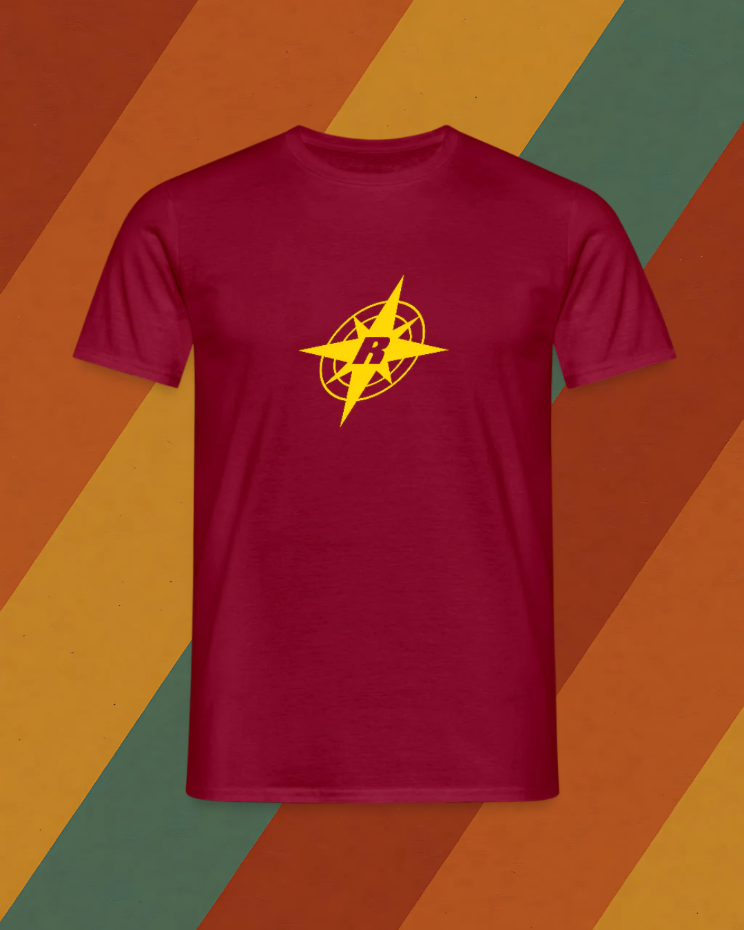 ROBOTRON Herren T-Shirt mit DDR Retro Logo aus der Computergeschichte