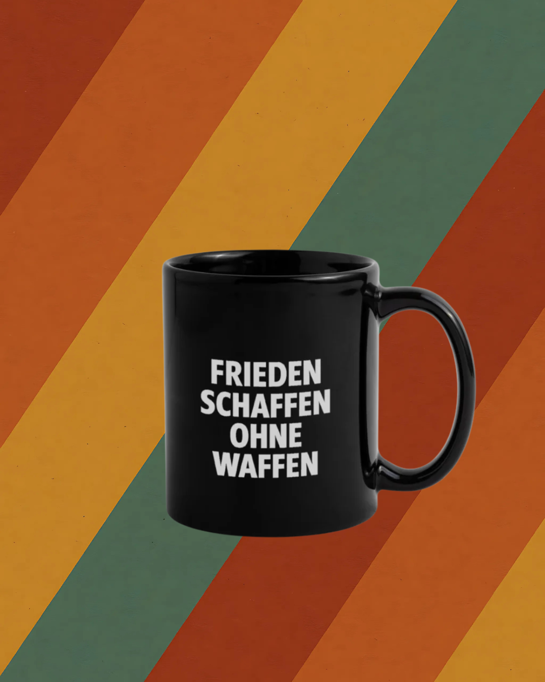 Frieden schaffen ohne Waffen – DDR Friedens-Tasse