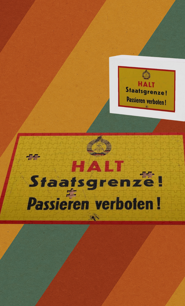 DDR Puzzle – HALT Staatsgrenze