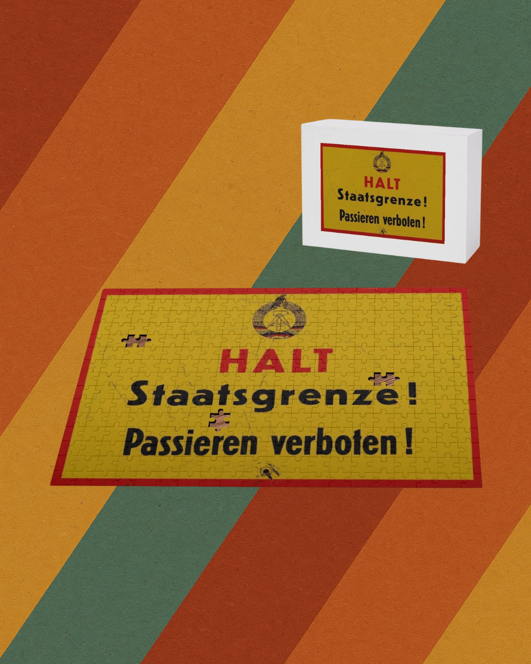 DDR Puzzle – HALT Staatsgrenze