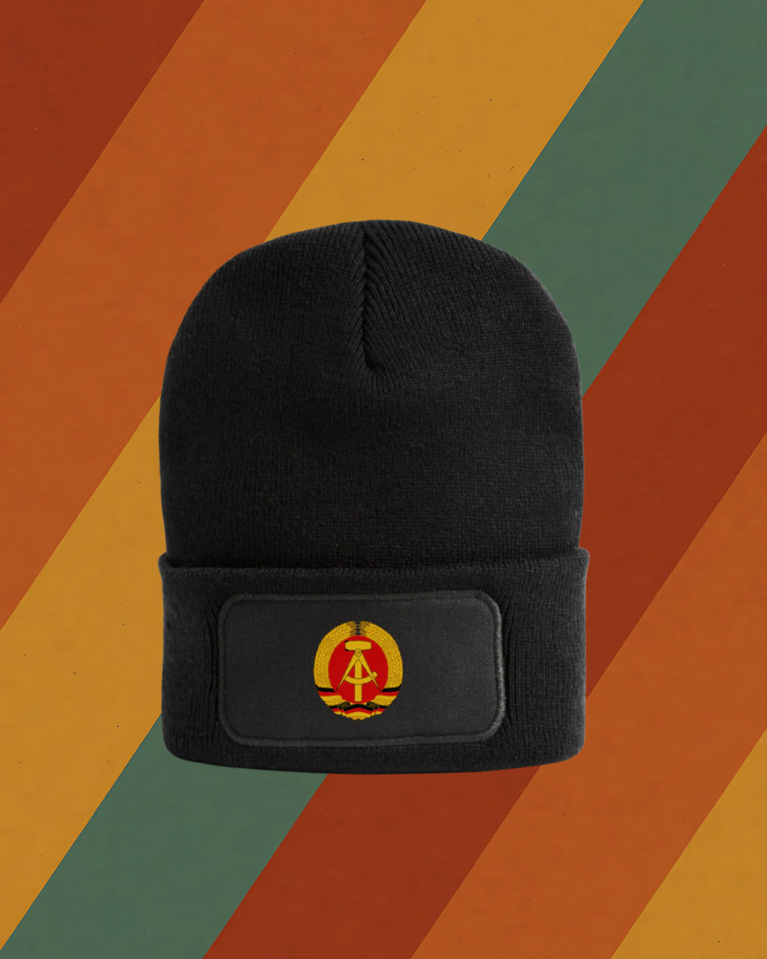 DDR 1 Recycelte Patch Beanie
