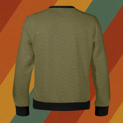 Rückseite NVA Sweatshirt Strichtarn Muster