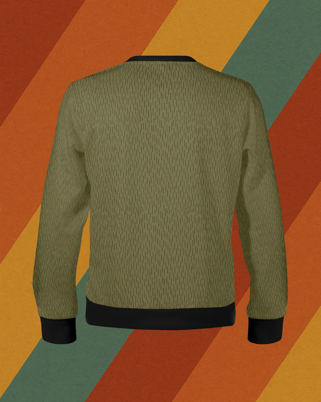 Strichtarn Pullover Armee