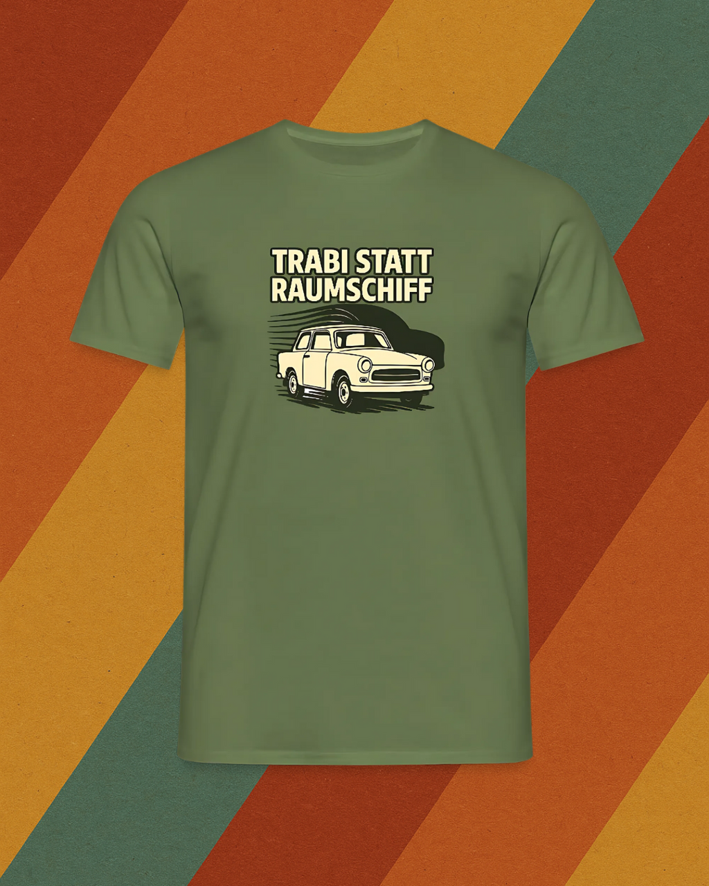 TRABI STATT RAUMSCHIFF T-Shirt DDR Kult