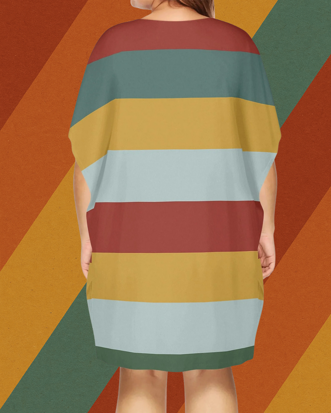 Hauskleid Streifenlotte – Sozialistischer Chic für jede Figur