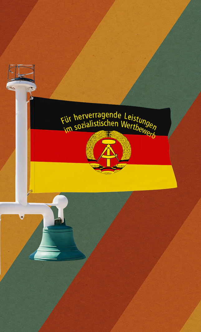 DDR Flagge Sozialistischer Wettbewerb