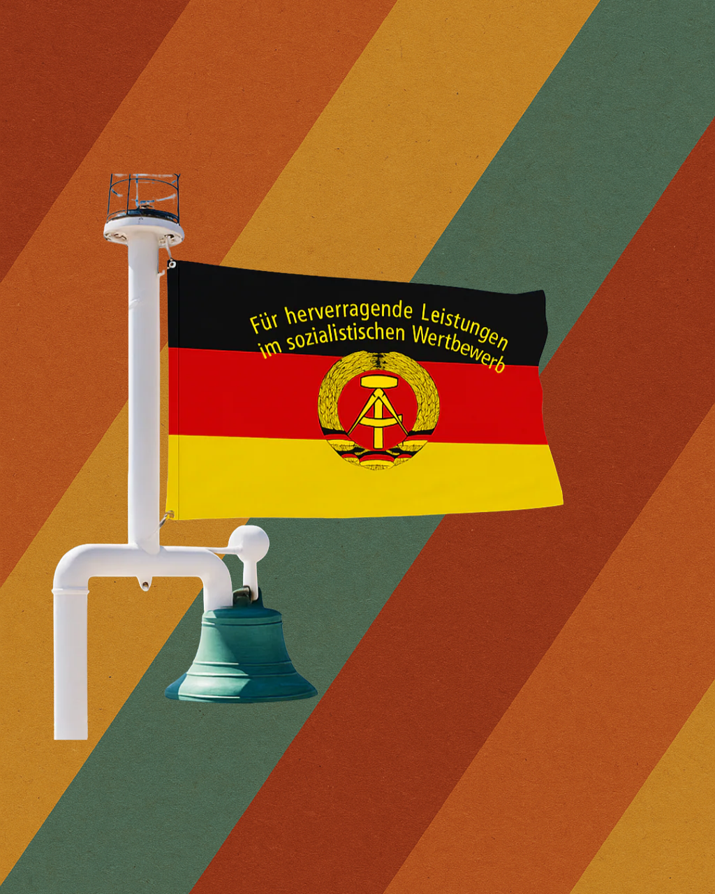 DDR Flagge Sozialistischer Wettbewerb