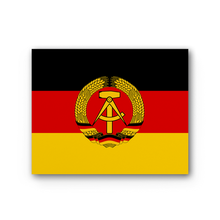 Wandposter Flagge auf Leinwand