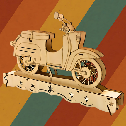 Ostalgie Schwippbogen Ostmoped
