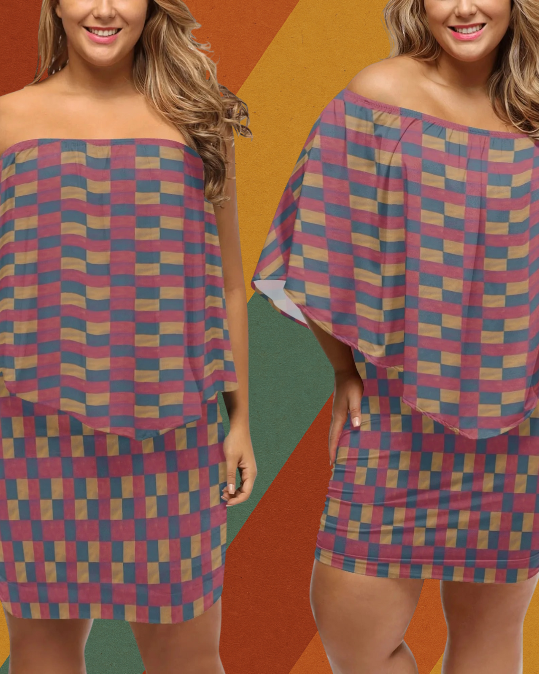 DDR-Karo Kleid