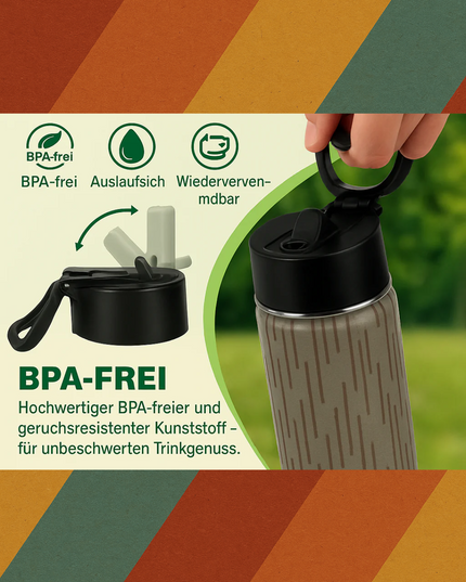 NVA Trinkflasche Strichtarn