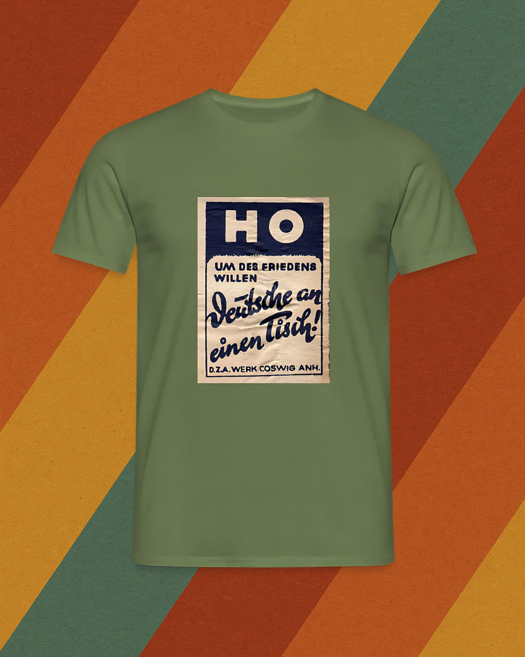 DDR T-Shirt – HO Plakat „Deutsche an einen Tisch“